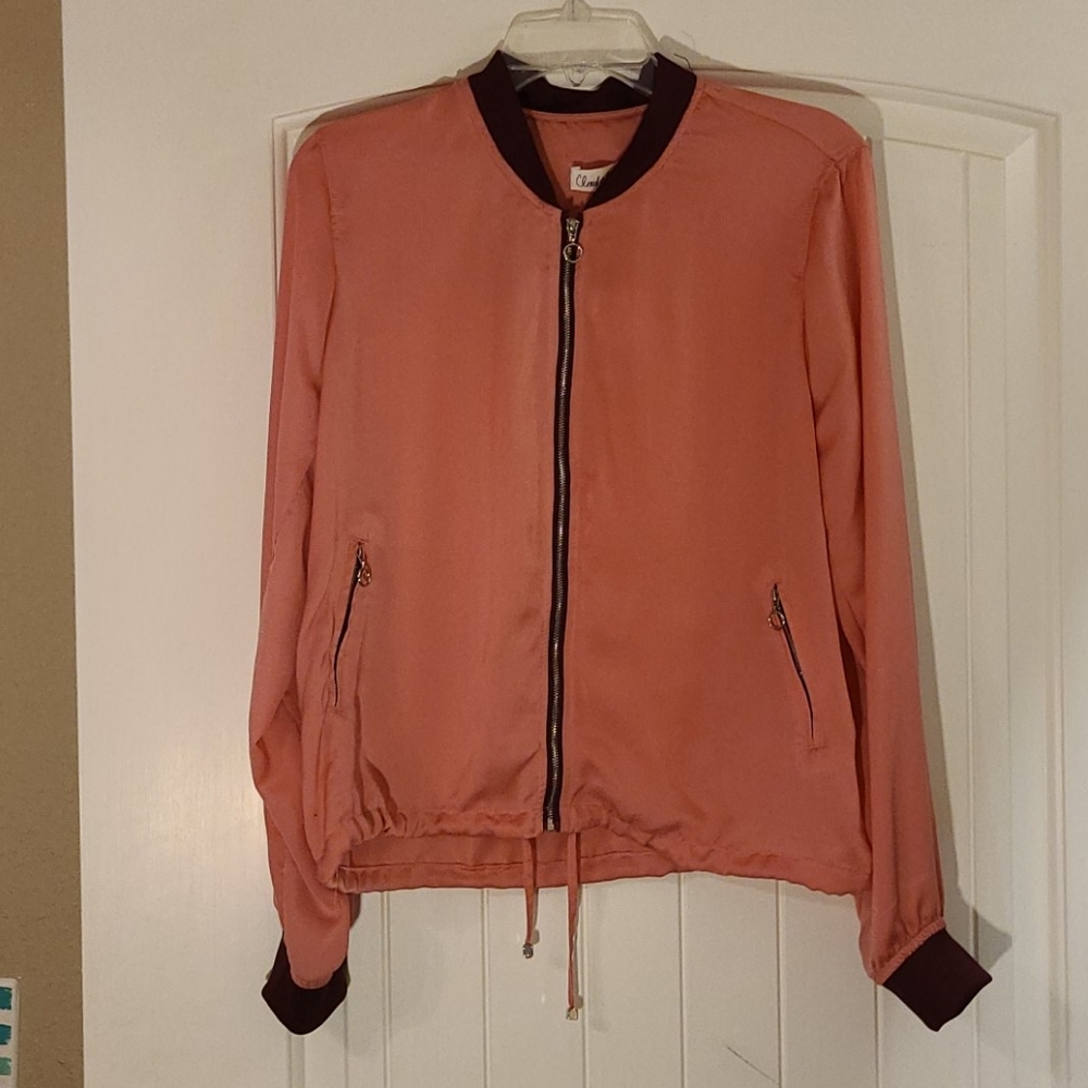 Cloud Chaser Pink Cropped Jacket